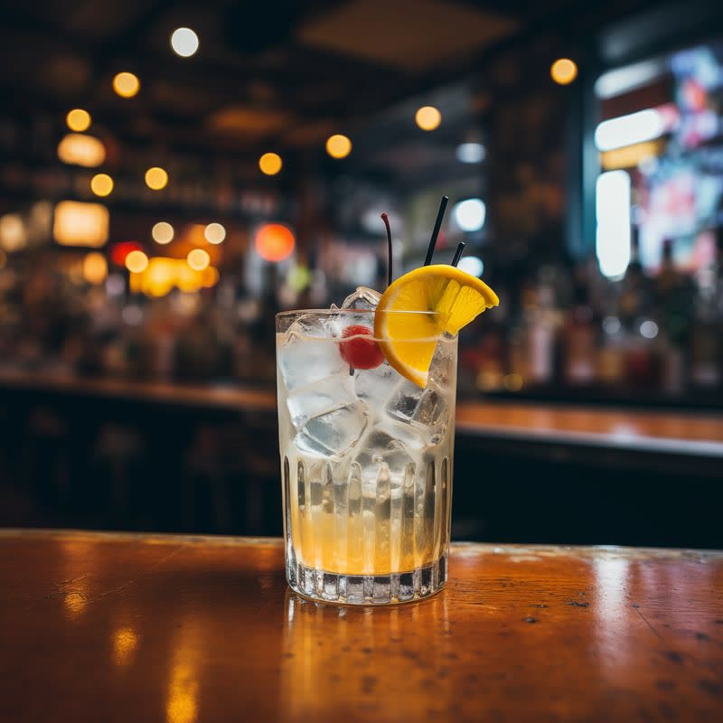 Tom Collins cocktail made with Gallon House Gin